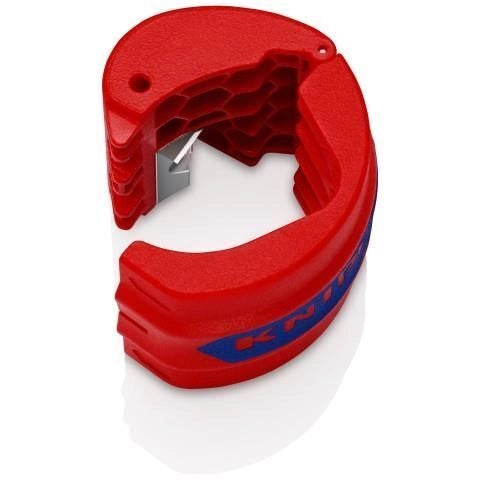 Knipex 90 22 10 BK BiX Tagliatubi per Tubi in Plastica e Manicotti Ø 20-50 mm colore Blu Rosso