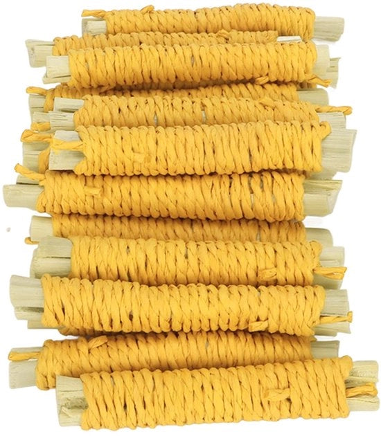 Sticks per Tappeto per Hamster - Sticks per Tappeto per Roditori - 20 Stuks - Fustelle per Roditori - Tappeti per Roditori - Tappeti per Hamster
