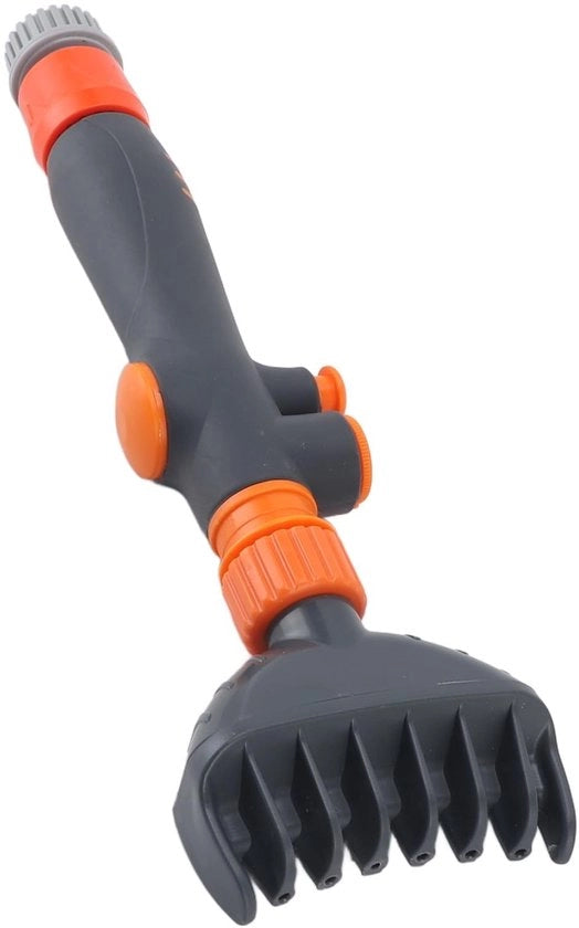Racchetto per pulizia filtro piscina in PVC - Tubo di pulizia - Connettore - Riciclabile - Pulizia efficiente - Dimensioni 28,5x9cm - Pulitore piscina