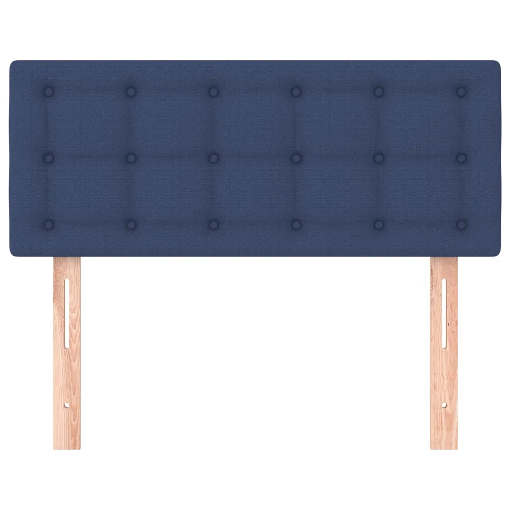 Testiera Blu 90x5x78/88 cm in Tessuto 346422