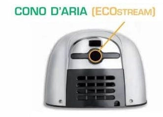 Asciugamani elettrico ECOstream abs 1100 hot colore bianco