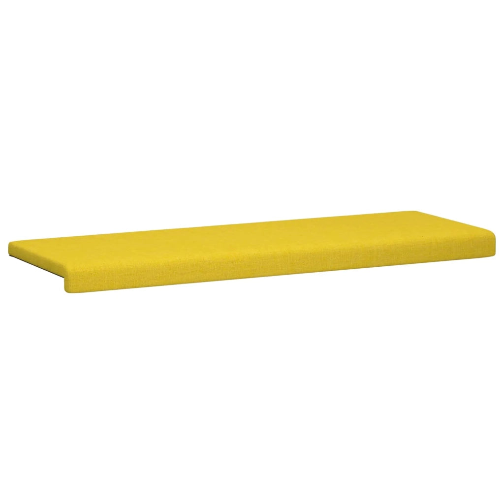 Cuscino per panchina Tessuto Giallo Chiaro Profondità 35 cm 42043325