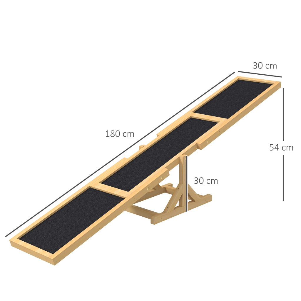 Wobble Board per Cani ¨C Minimal ¨C 180x30x30 cm