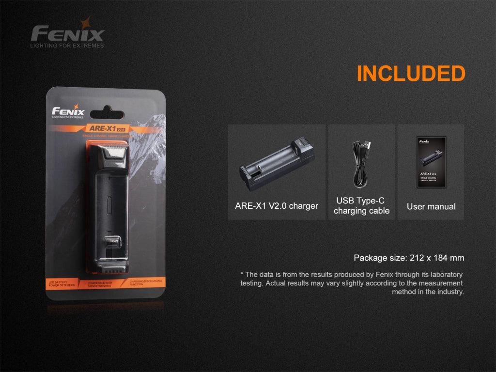 CARICABATTERIE Fenix ARE-X1 V2.0