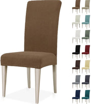 Stoelhoes Stretch 2 Stuks - Elettronica Elettrica per Sedie - Hoezen Elettronici per Sedie - Verwijderabili e Lavabili - Hoezen per Sedie Universali - Adatto per Altezze di Schiena 48-70 cm - Duraturo e Sicuro - Hoezen per Sedie per la Sala da Pranzo
