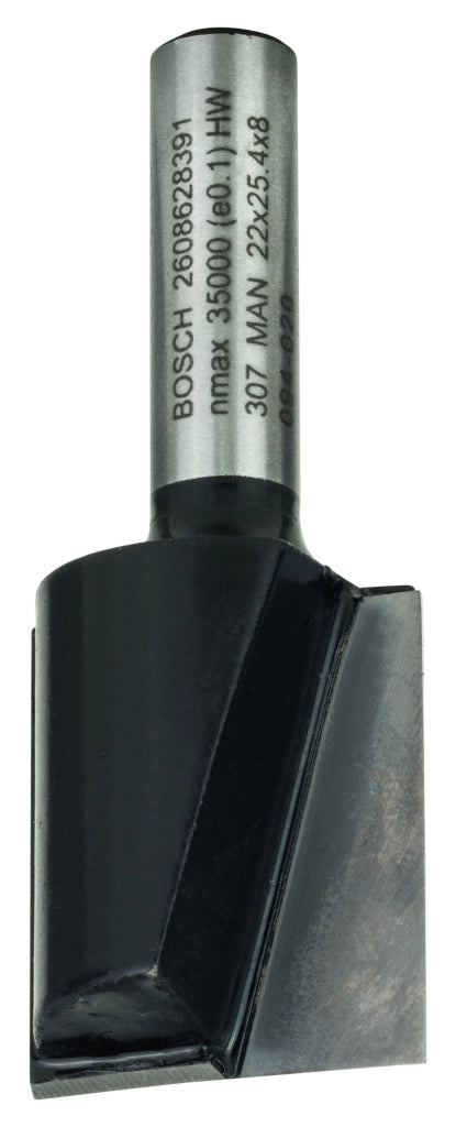 2608628391 - Fresa dritta, 8 mm, D1 22 mm, L 25 mm, G 56 mm 8 mm, D1 22 mm, L 25 mm, G 56 mm