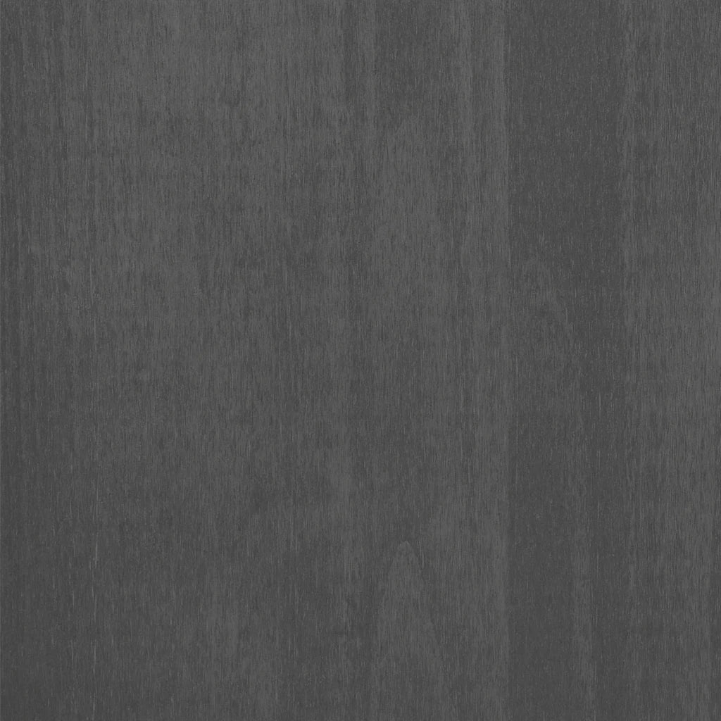 Piano Credenza | Madia | Buffet da pranzo | Armadio da pranzo HAMAR Grigio Scuro 90x30x100 cm Legno di Pino