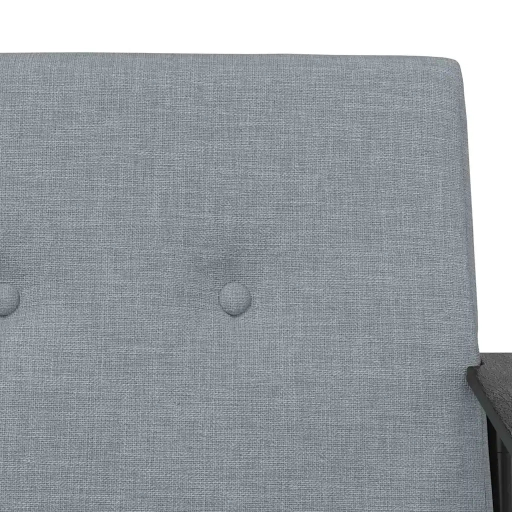 Poltrona | Sedia Relax Grigio chiaro Tessuto