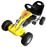 Go Kart Cavalcabile a Pedali Giallo 90252