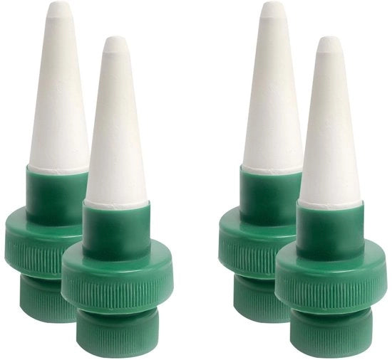 Irrigazione Automatica a Gocce - 4 Pezzi - Materiale Ceramico - Lunga Durata - Facile da Installare - Adatto per Ossigenatori d'Acqua - Idraulica per Piante