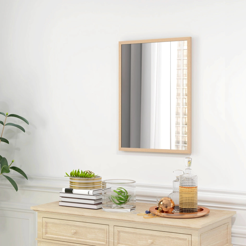 Specchio da parete ¨C Minimal ¨C legno 50x70 cm