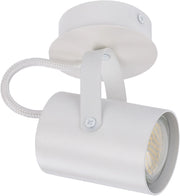 Spot da soffitto bianco orientabile GU10 25W Sigma