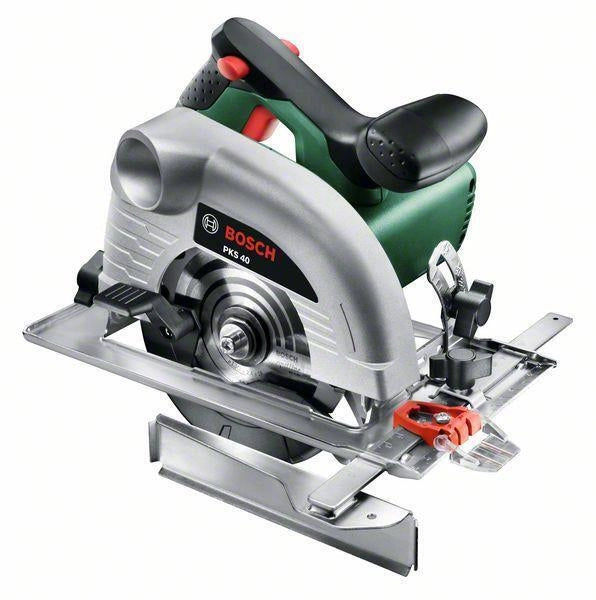 Bosch PKS 40 Sega Circolare 850W 5300 rpm Diametro Lama 13 cm Profondita' Taglio 4 cm colore Verde Argento