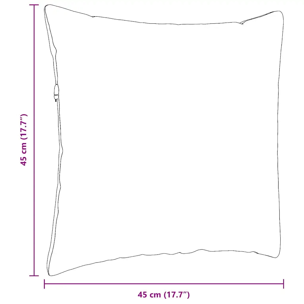 Cuscini da Divano 2 pcs Blu 45 x 45 cm Tessuto in Cords 42013949