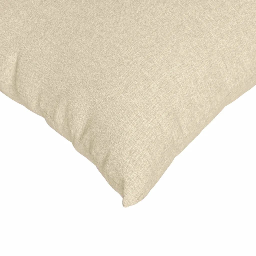Cuscini da Divano 2 pcs Crema 60 x 40 cm Tessuto 42013660