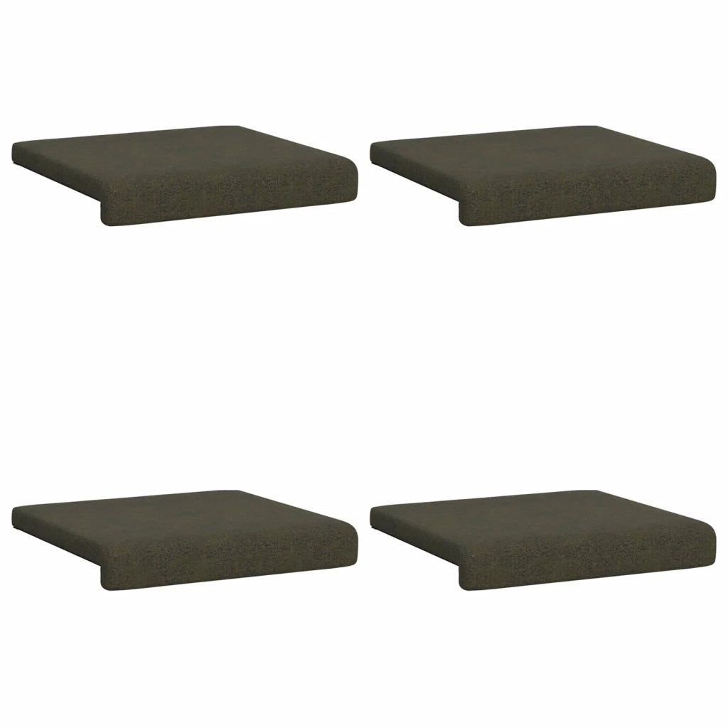 Cuscino per panchina 4 pcs Tessuto scamosciato sintetico 42043127