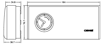 CRONOTERMOSTATO EASYNEW 24 GIORNALIERO CEWAL
