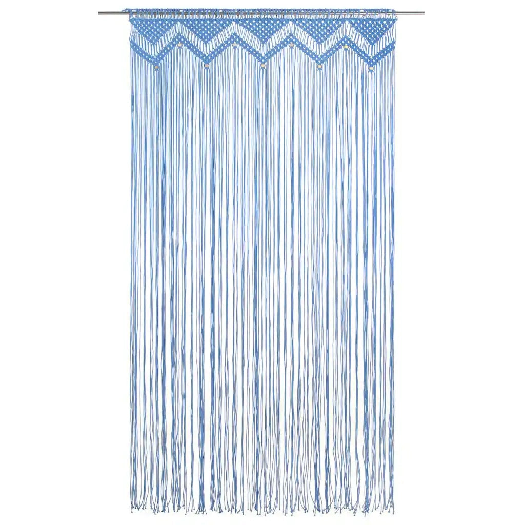 Tenda Macram¨¨ Blu 140x240 cm in Cotone