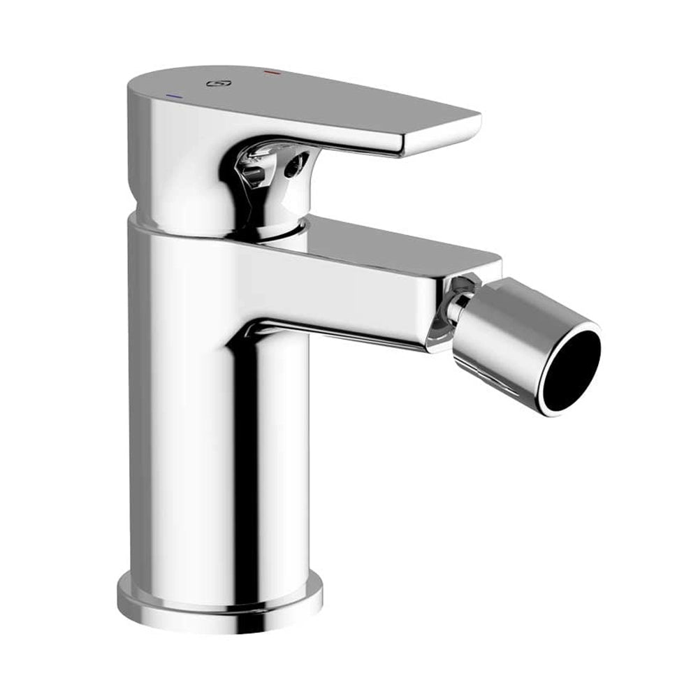 Miscelatore bidet monocomando cromo lucido con piletta automatica Zyra