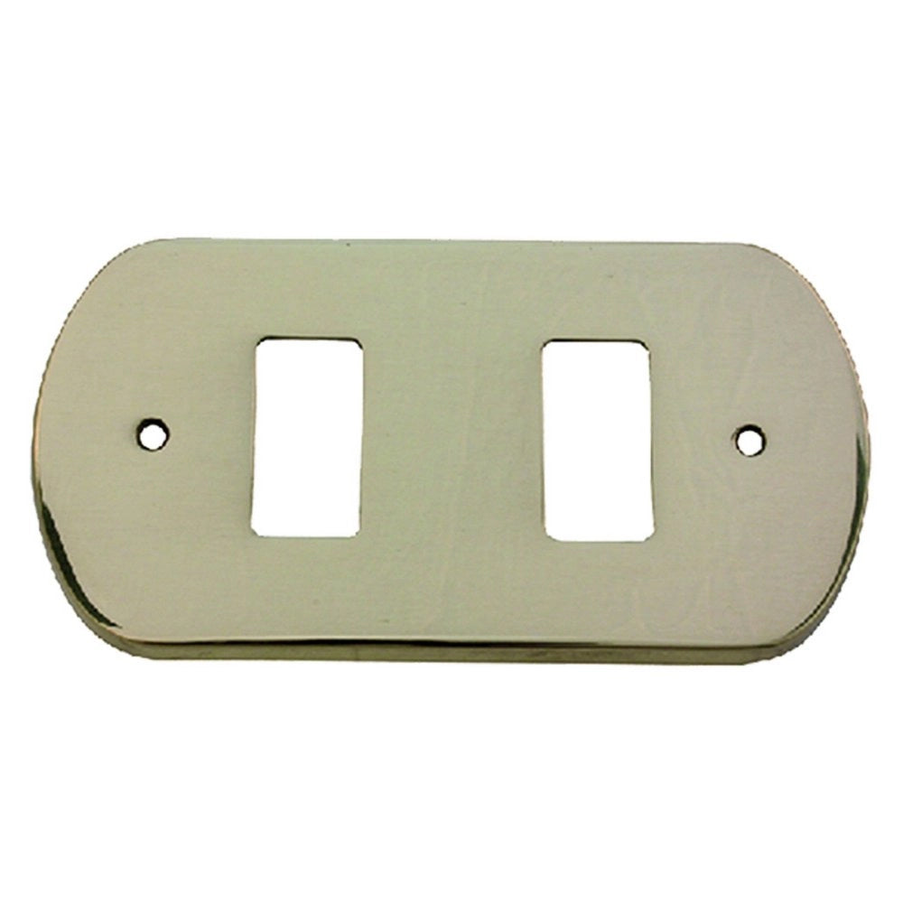 10pz coprinterruttore 'aurora' 2 fori cod:ferx.302020nlm