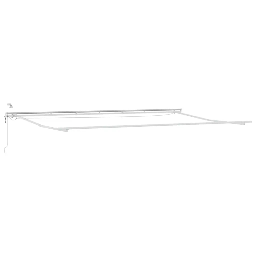 Tenda Retrattile Arancione e Marrone 600 × 300 cm 3331592