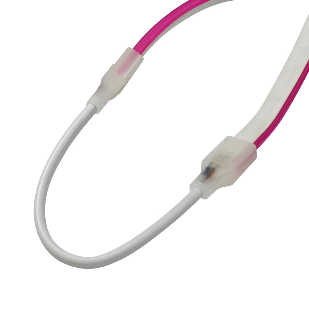 Connettore angolare Neon LED 12mm 2pin 12-24V Polux