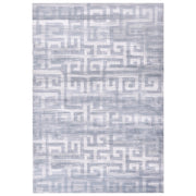 Tappeto grigio Tessuto 160 x 230 cm Motivo geometrico moderno Soggiorno Camera da letto Per riscaldamento a pavimento Fondo antiscivolo