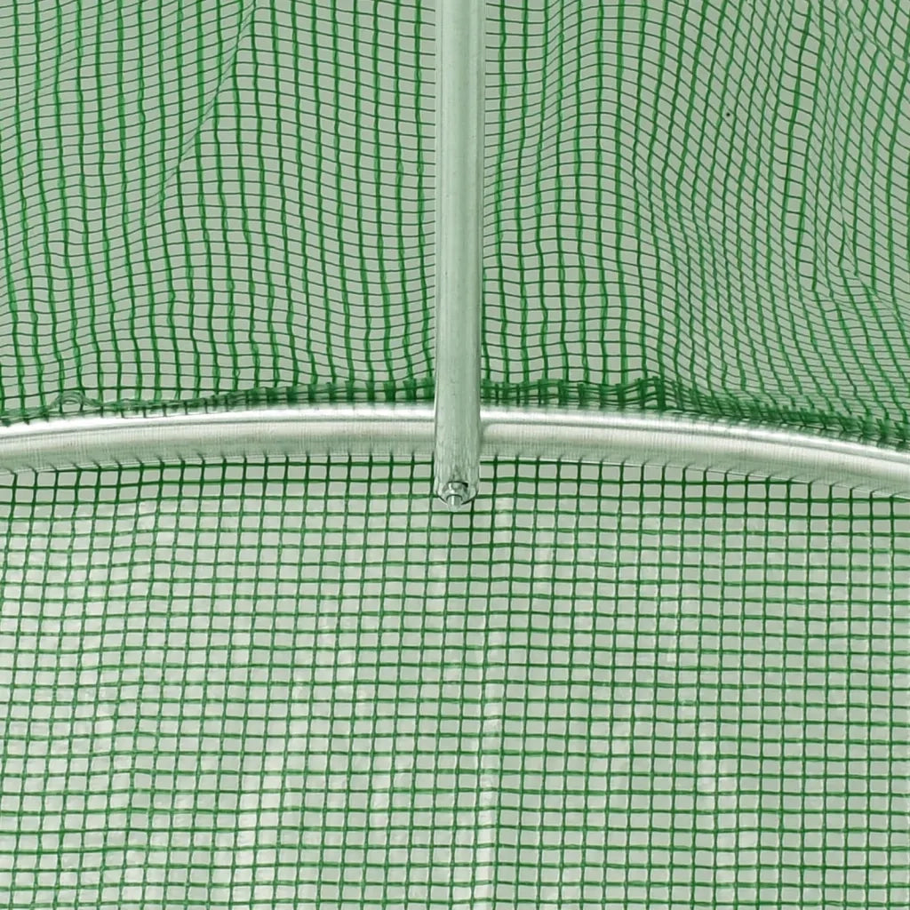 Serra con Telaio in Acciaio Verde 6 m² 3x2x2 m 364077