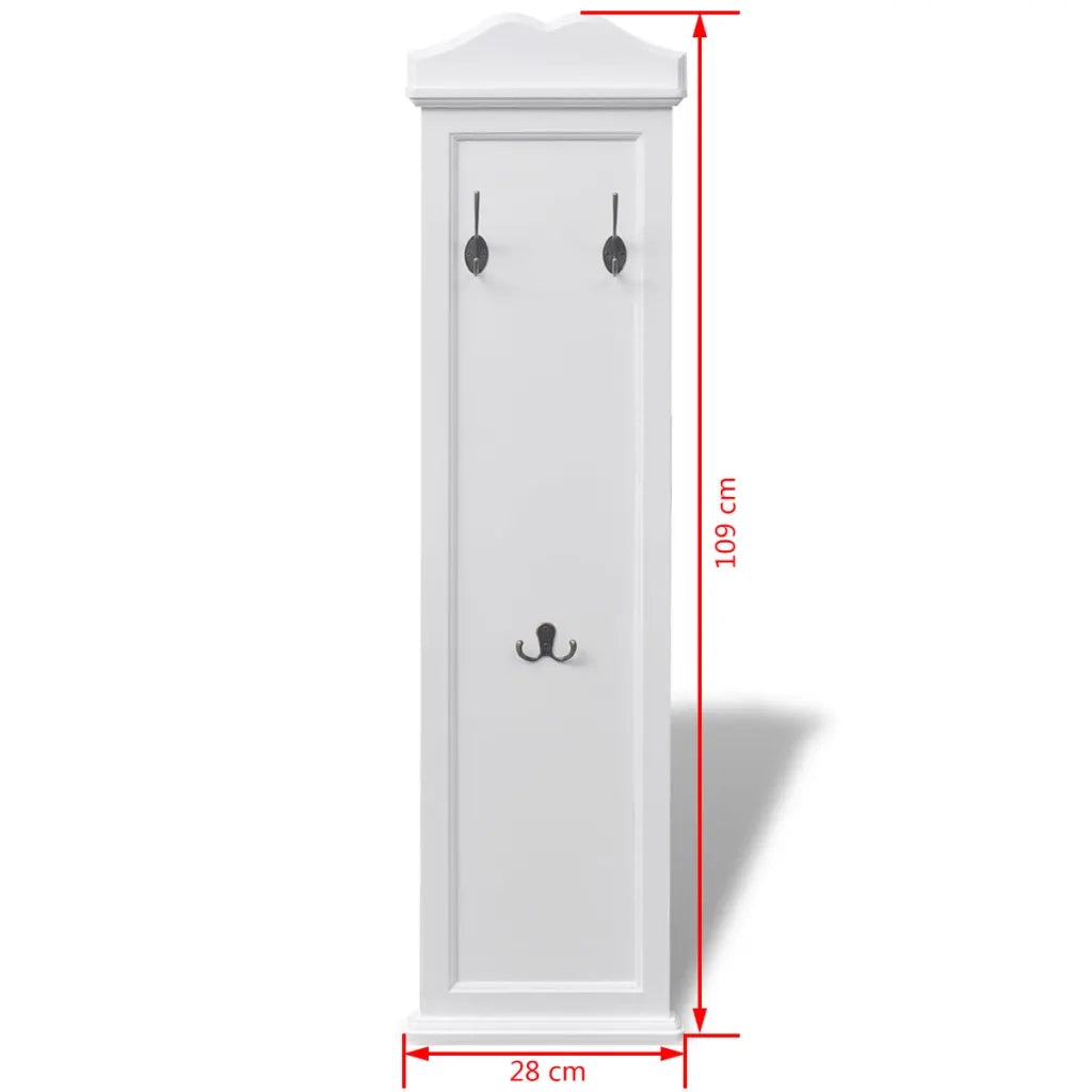 Appendiabiti Set 2 pz Attaccapanni Bianchi 242437