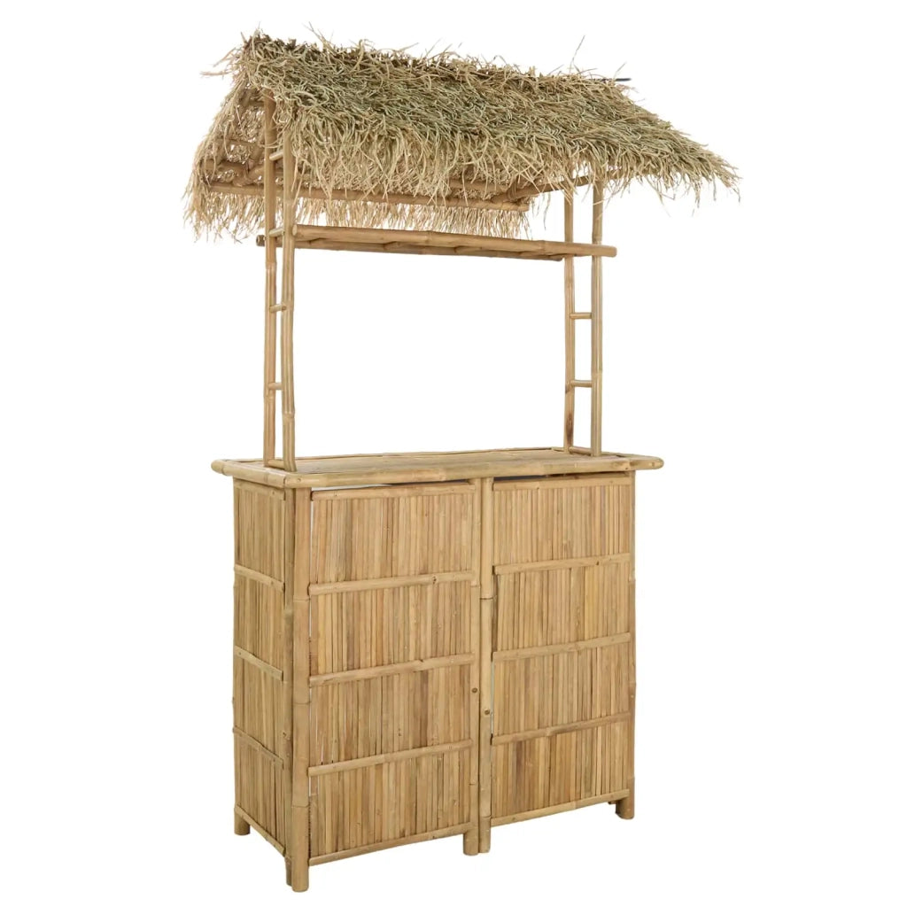 Tavolo da bar da esterno Naturale 115 x 95 x 215 cm Bambù 42028065
