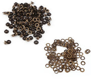 Chiodi a molla in rame e acciaio - 100 pezzi - 6mm - Ideali per abbigliamento e scarpe - Utili per progetti creativi