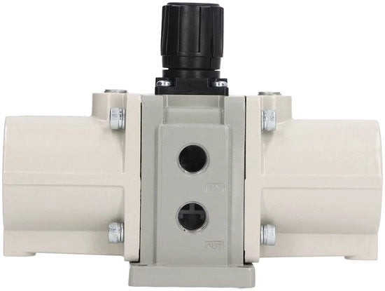 Kit di regolazione della pressione dell'aria - Incremento di pressione fino a 2 volte - Manometro - Silenziatore/Filtro - Impostazione semplice - Progetto integrato - Valvola di controllo dell'aria