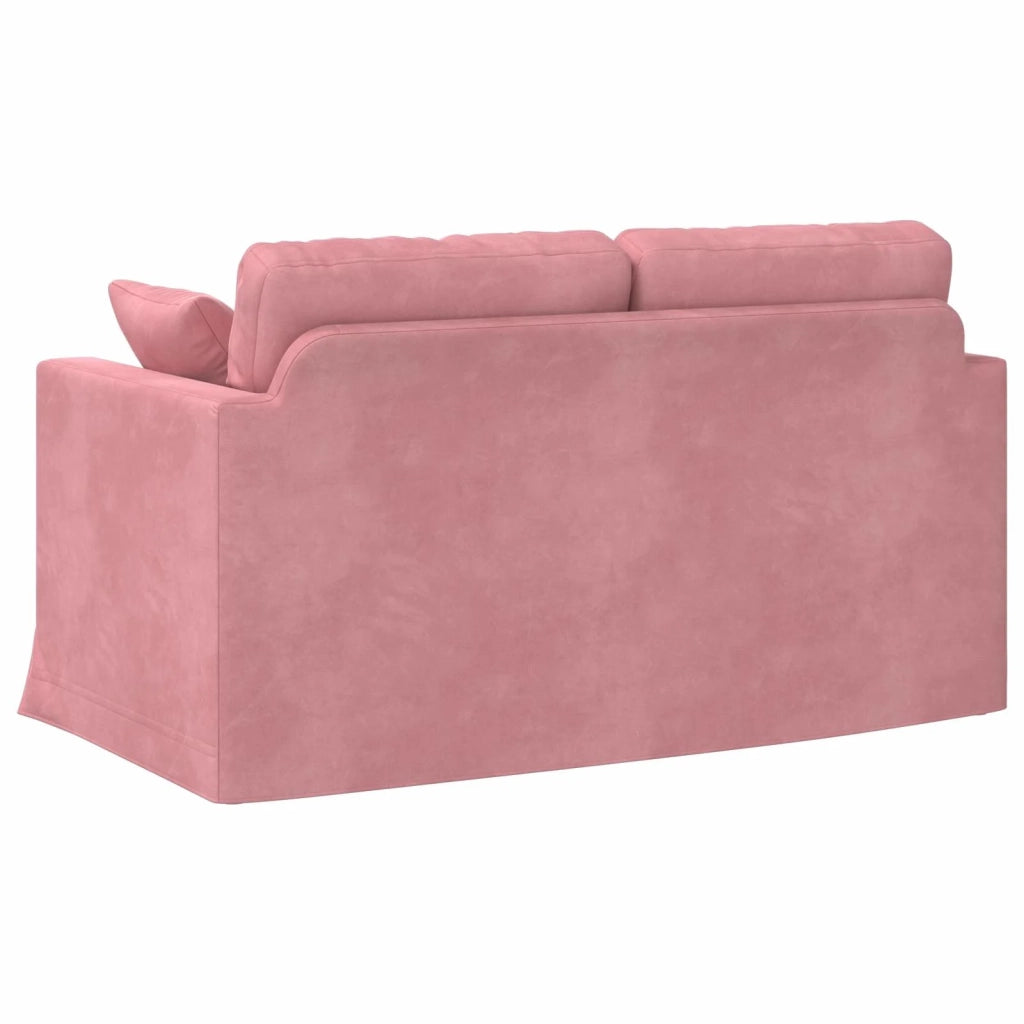 Divano Rosa 138 x 78 x 80 cm Velluto