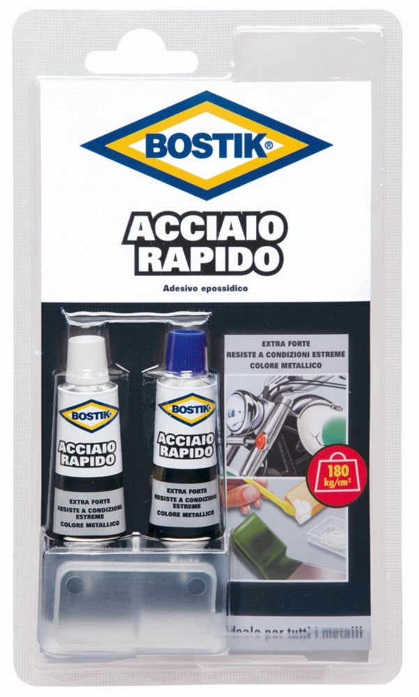 12pz bostik acciaio rapido 30 grammi cod:ferx.5684