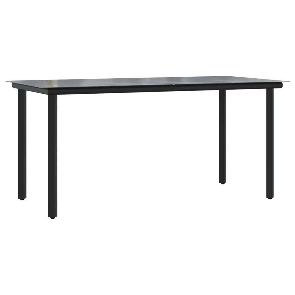 Set da Pranzo da Giardino 7 pz in Polyrattan e Acciaio 3187028