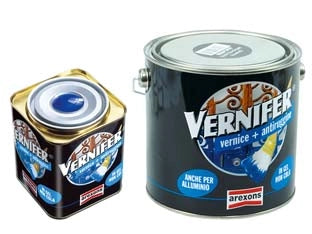 VERNIFER VERNICE ANTIRUGGINE IN GEL  grigio perla brillante (4874) ml.750    AREXONS
