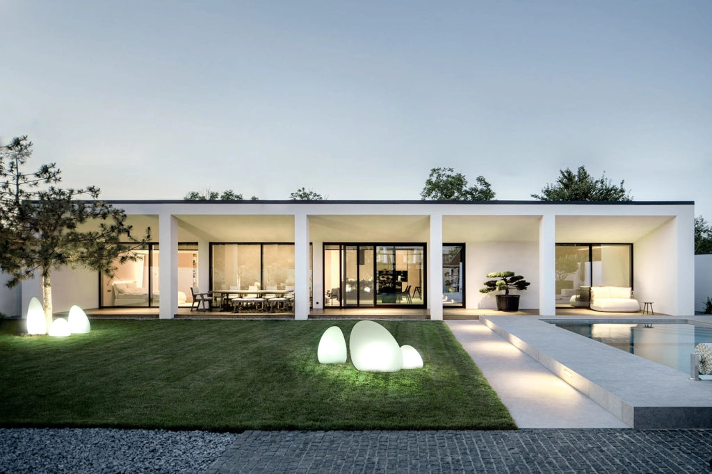 Lampada pietra da giardino STONE L bianca E27 25W Nowodvorski