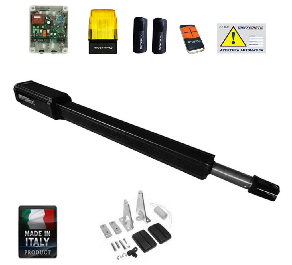 KIT VH 400 CANCELLO SINGOLO BATTENTE ANTA 230V APRICANCELLO AUTOMATICO ELETTRICO