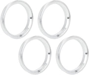 Anelli di equilibratura al centro della ruota in alluminio - 4 pezzi - Diametro esterno 74,1mm - Diametro interno 72,6mm - Spessore 10mm - Leggero - Anelli di equilibratura per ruote