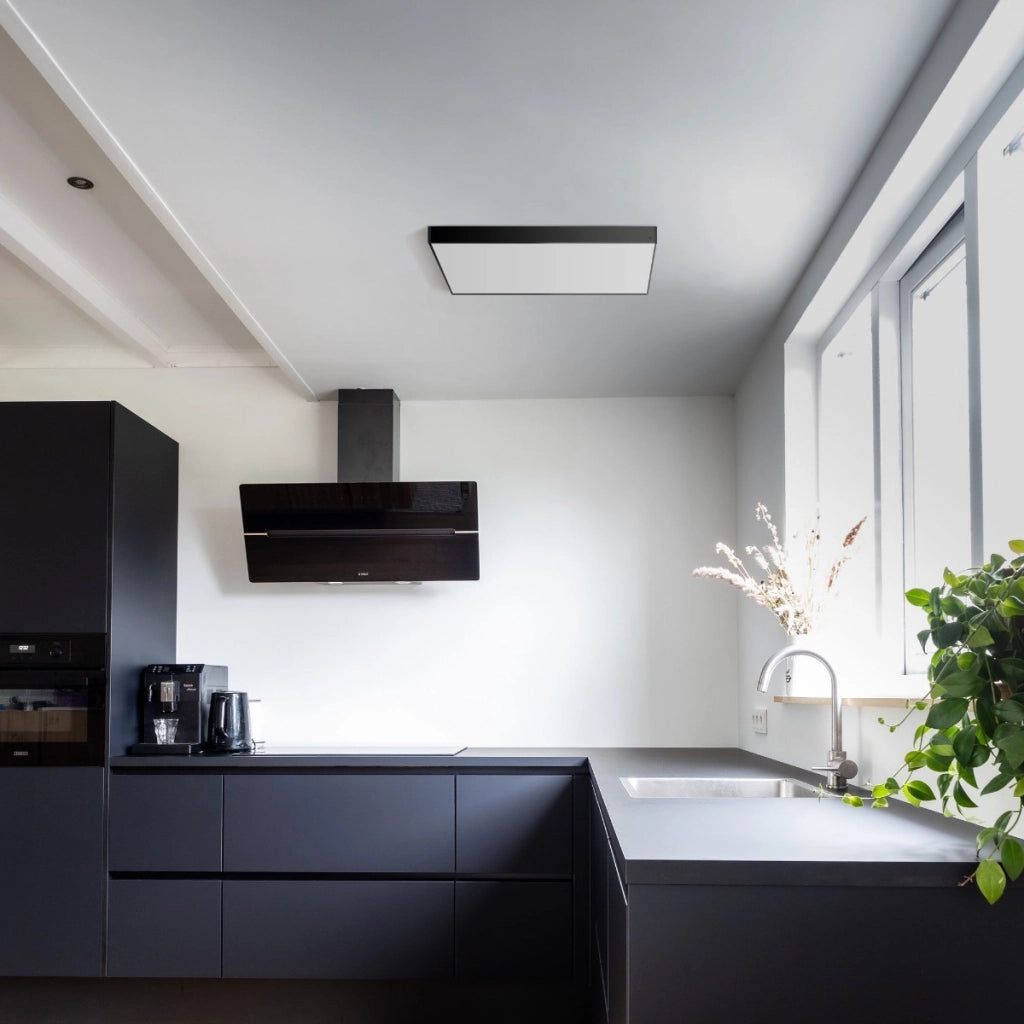 Cornice plafoniera a vista 60x60 nera Videx Panel kit