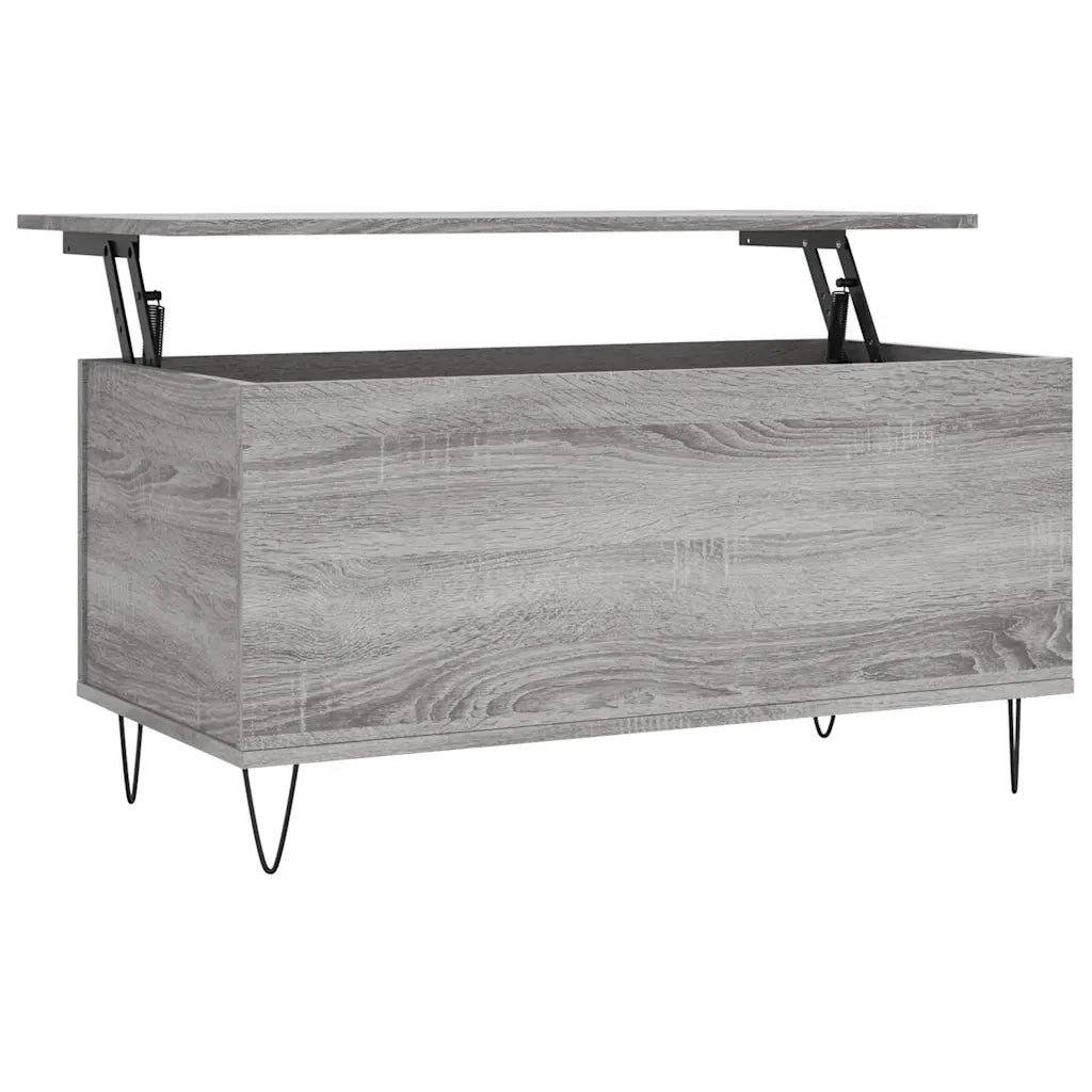 Tavolino salotto | Tavolino da caff¨¨ | Tavolino da Soggiorno Grigio Sonoma 90x44,5x45 cm Legno Multistrato