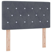 Testiera | Testata Grigio scuro 80 cm Velluto