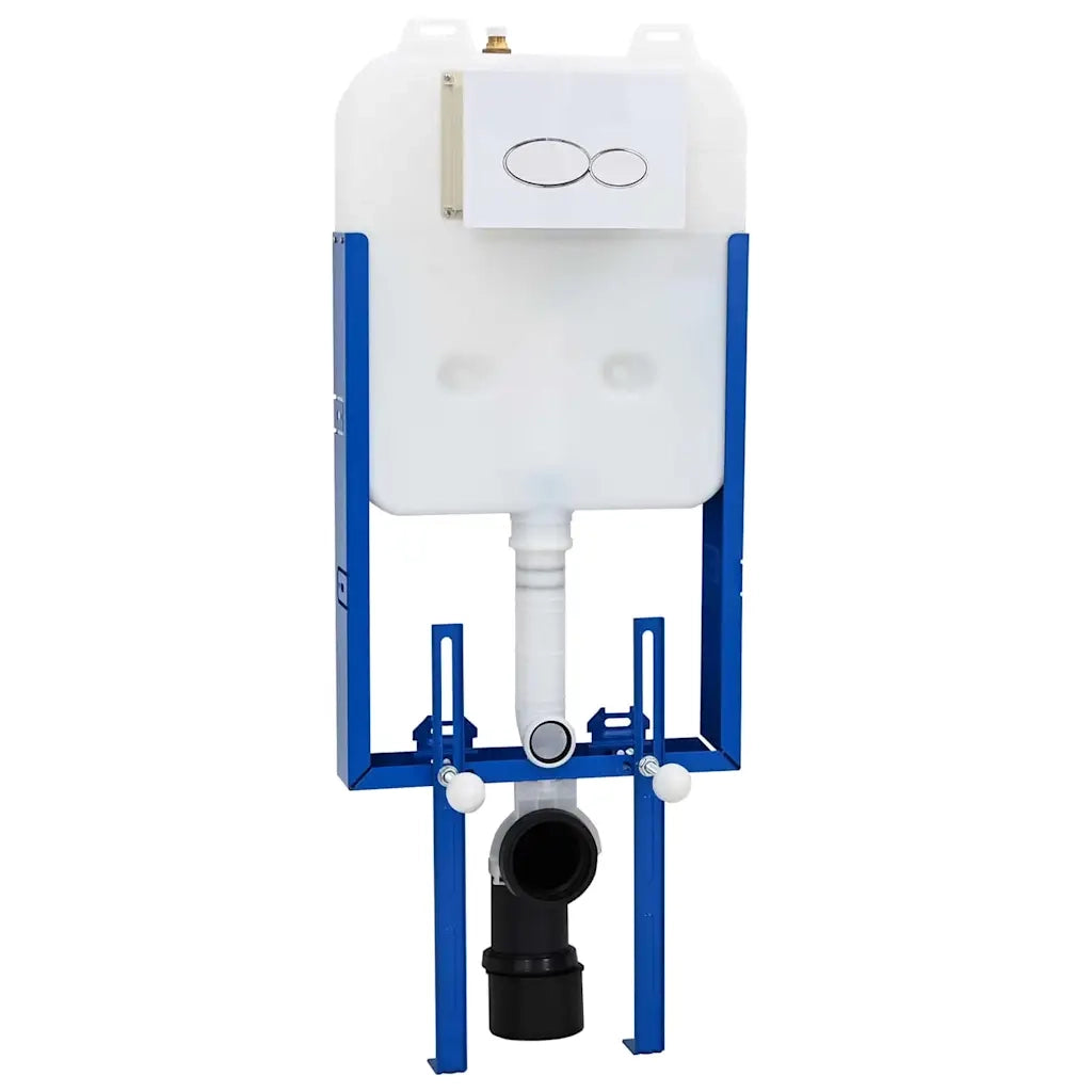 Telaio del Cistern Bianco 50 x 8 x 131 cm Acciaio 4106575