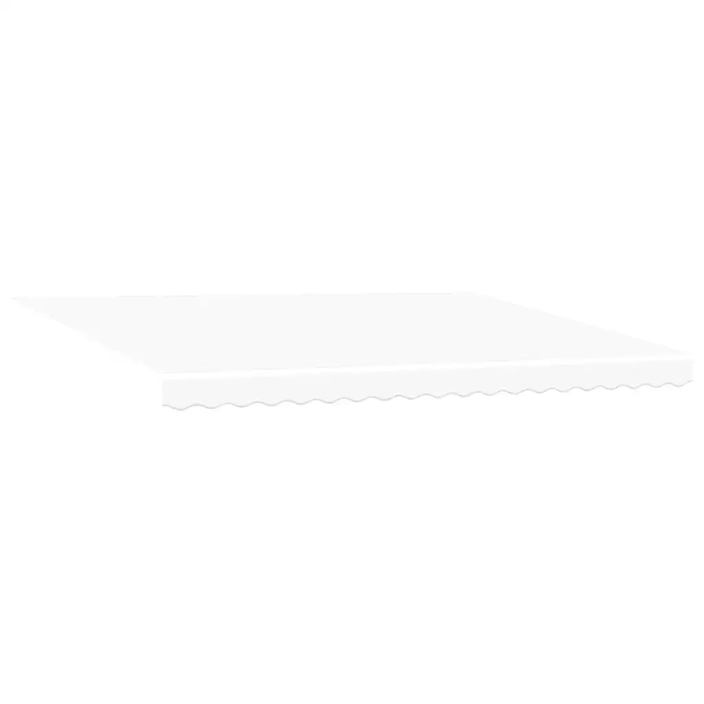 Tenda Retrattile Bianco 450 × 350 cm Poliestere e Metallo 3331140