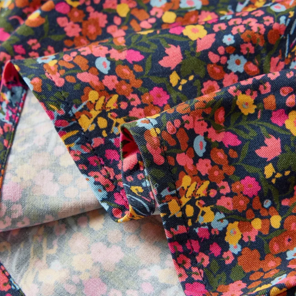 Abito da Bambina a Maniche Lunghe Multicolore 104 14903