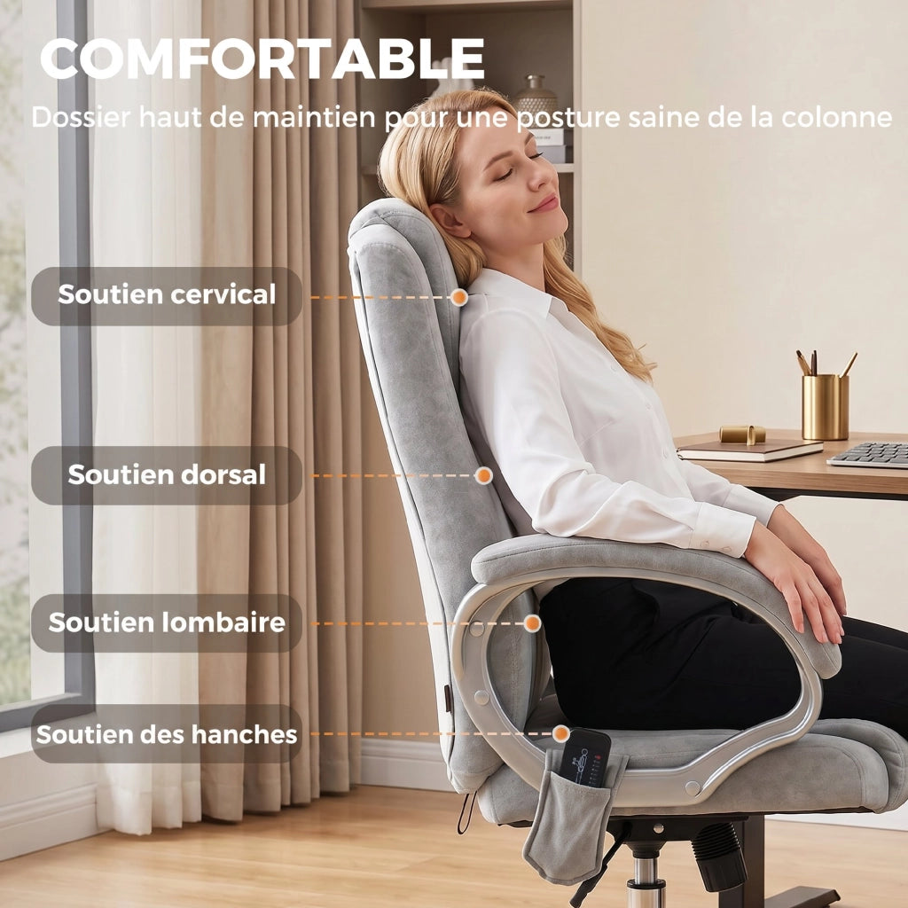 Poltrona Massaggiante Elettrica ¨C zephmum ¨C Grigio