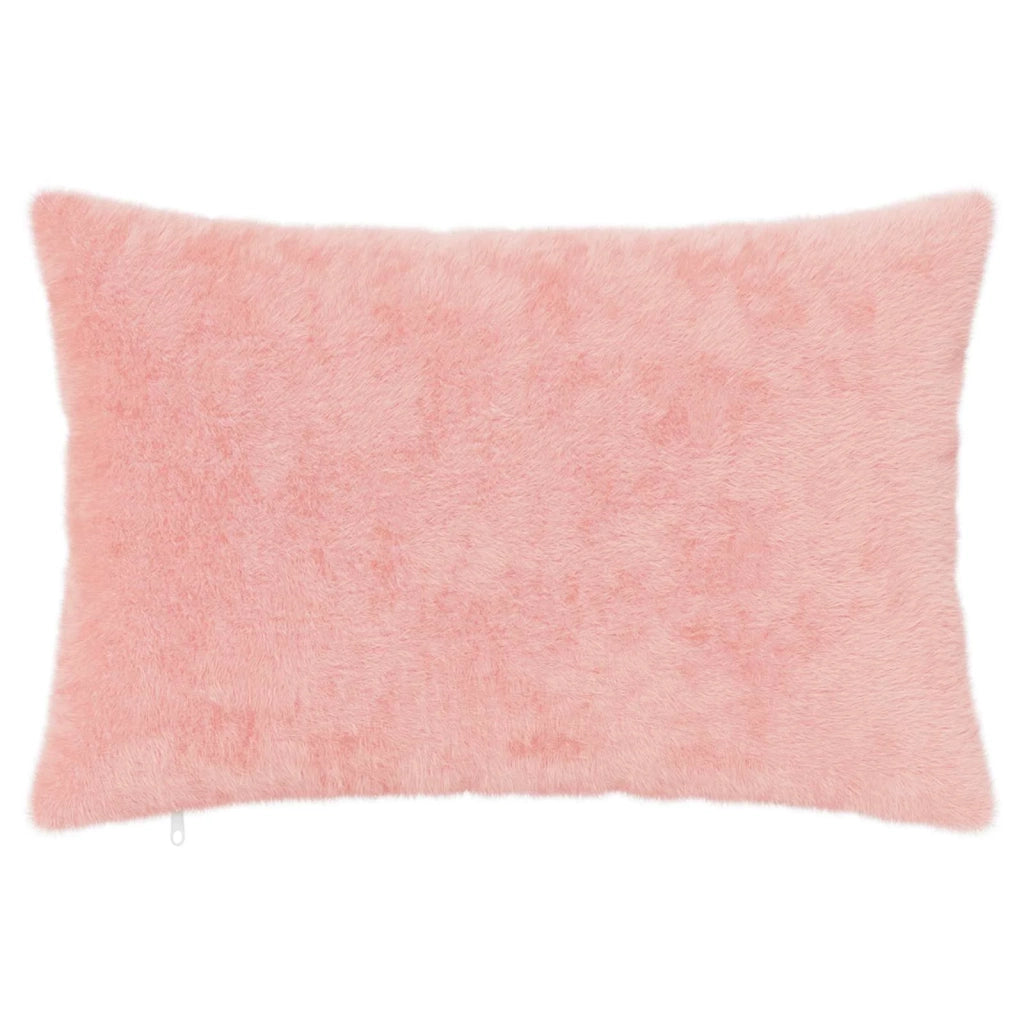 Federa 2 pz HEERLEN Rosa 50 x 80 cm Pelliccia di Coniglio Finta 912169