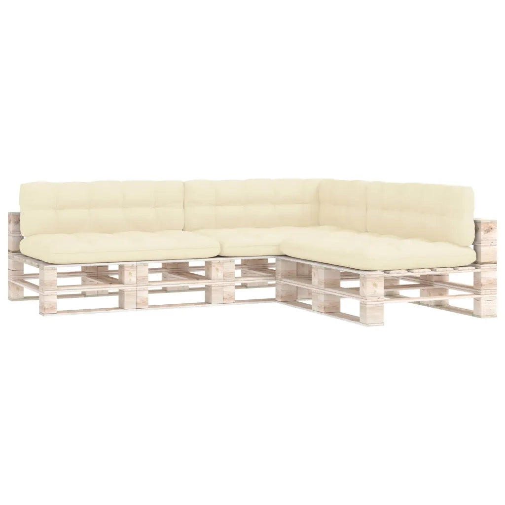 Cuscini per Divani su Pallet 7 pz Crema 314590