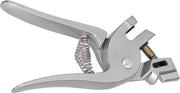 Applicatore di marchio per bestiame con alta resistenza alla mordita - Applicatore di marchio per bestiame - Materiale in acciaio inossidabile - Sostenibile - Per bovini/ovini - Alta elasticità - Marcatore per animali