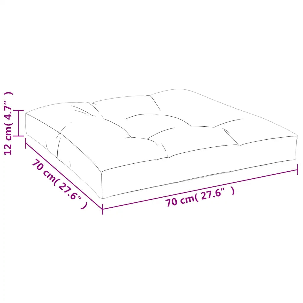 Cuscini per Pallet 2 pz Rosa in Tessuto 360709